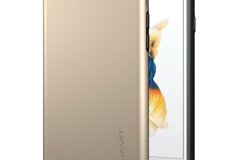 Luvvitt Super Armor iPhone 7 Case : iPhone 8 Gold