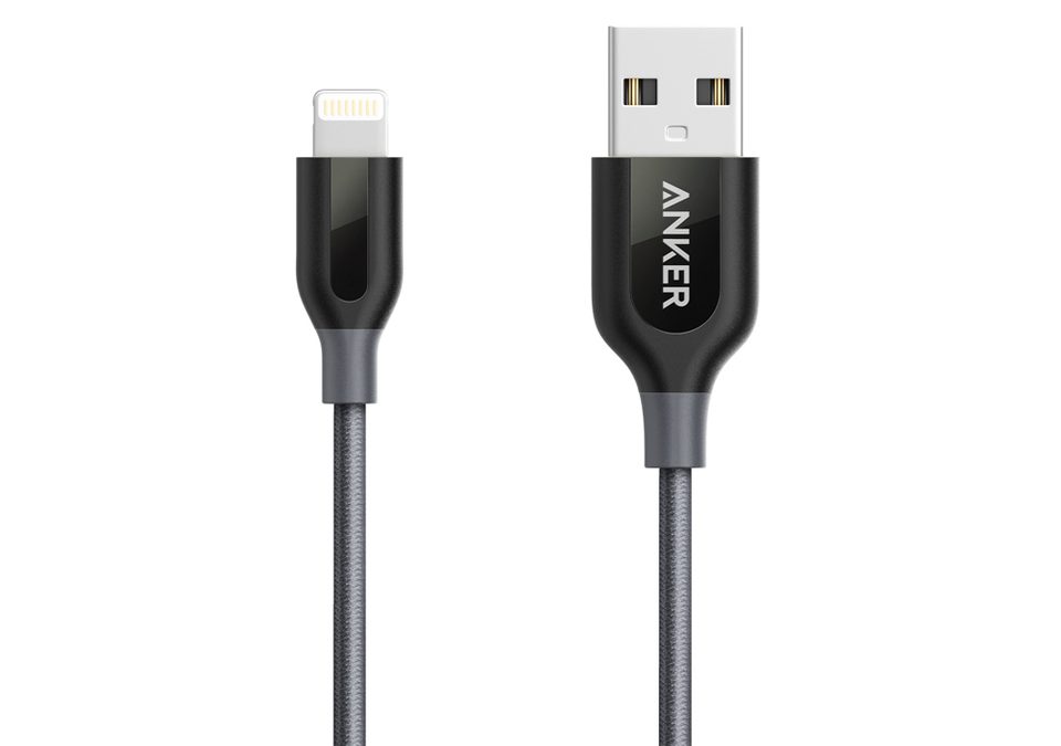 Anker Powerline mas Lightning Cable 3ft gray